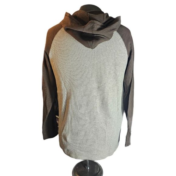 Canyon River Blues Boys SZ XL 18/20 Long Sleeve driftwood Htr Print Shirt - Picture 3 of 8